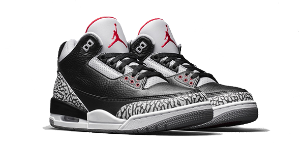 Nike air black hot sale cement