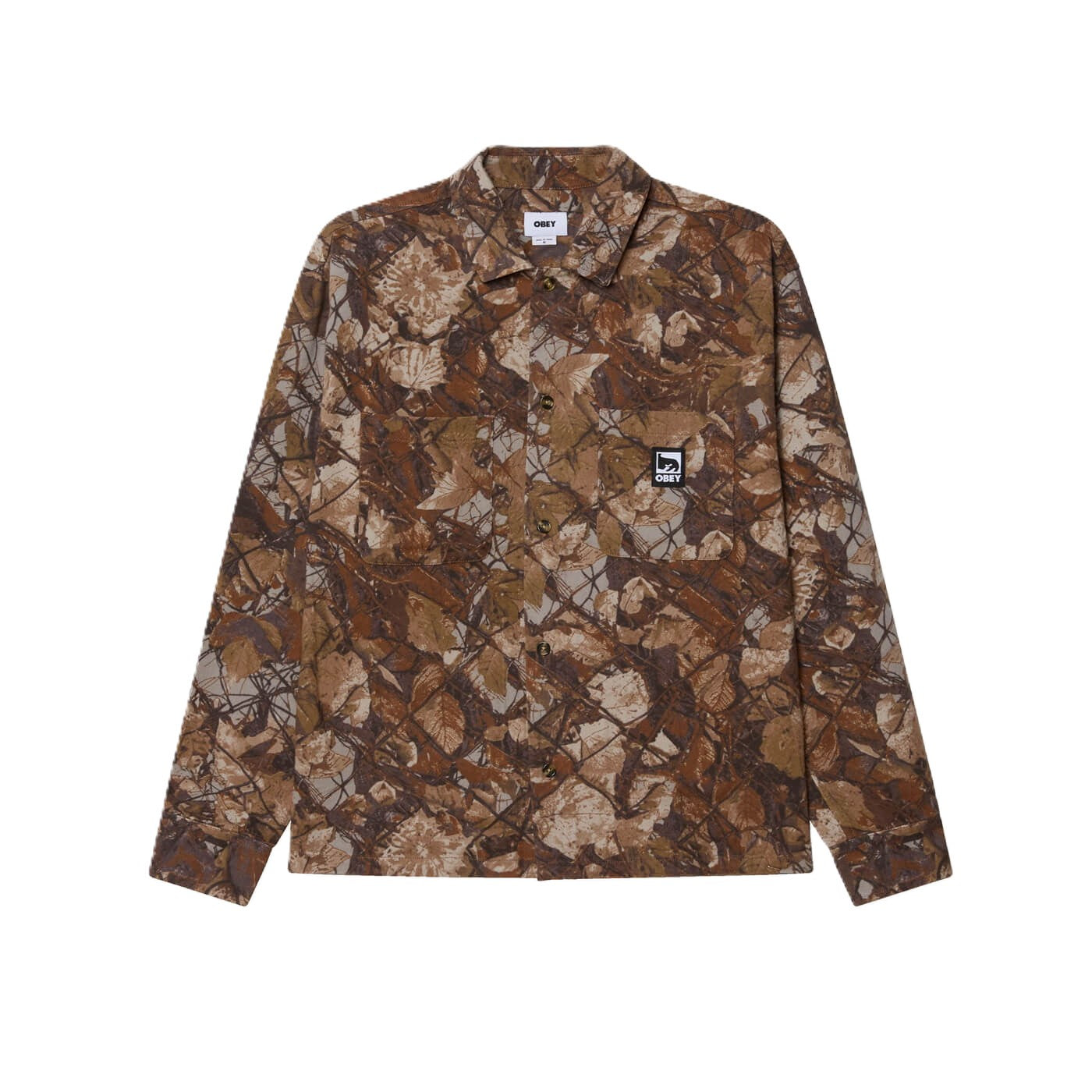 Obey Fence Camo Woven Shirt