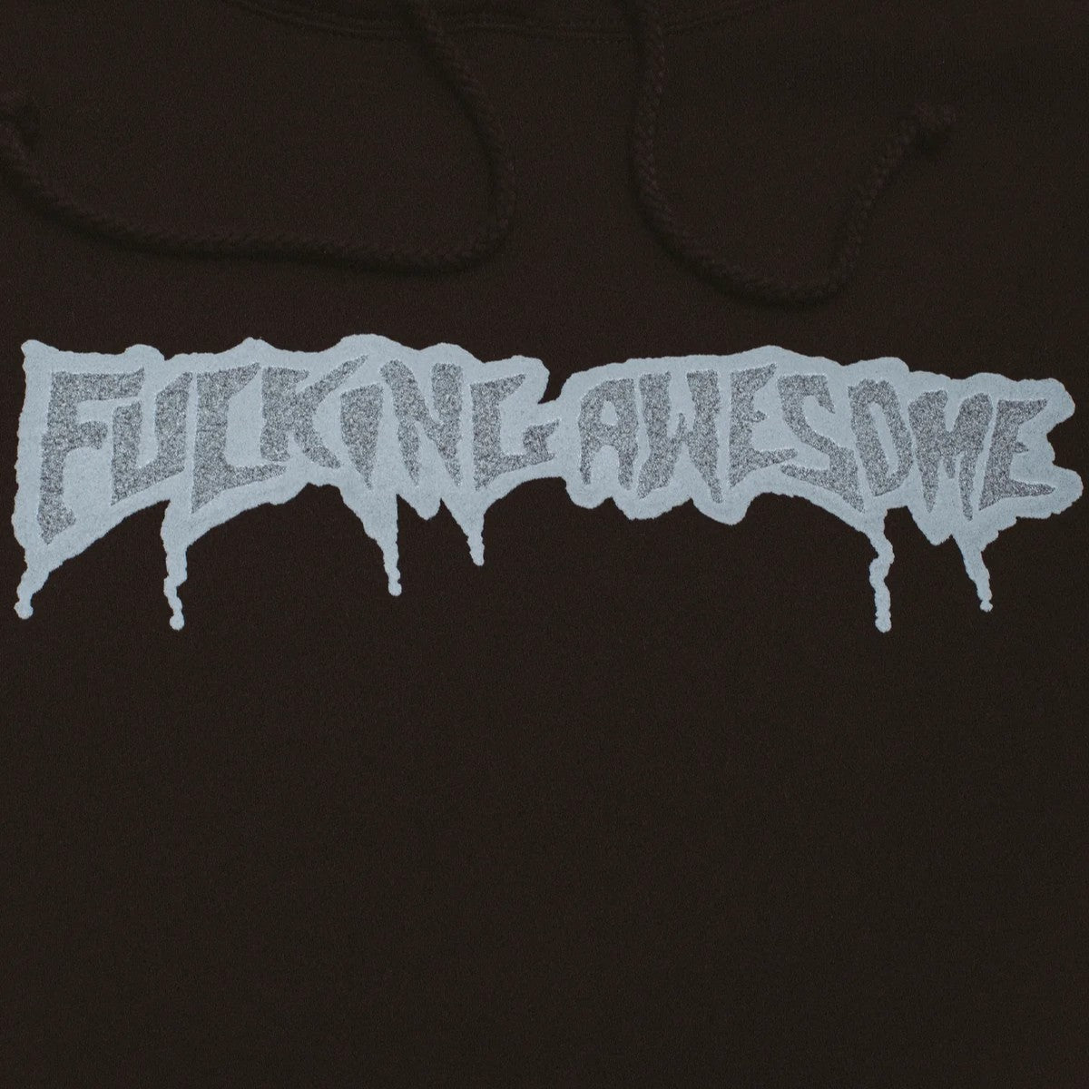 Fucking Awesome Reflective Drip Logo Hoodie