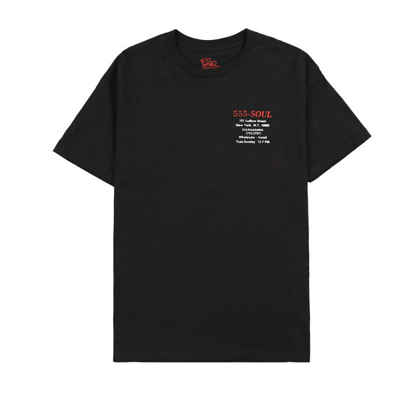 Pleasures Biz Card T Shirt Black