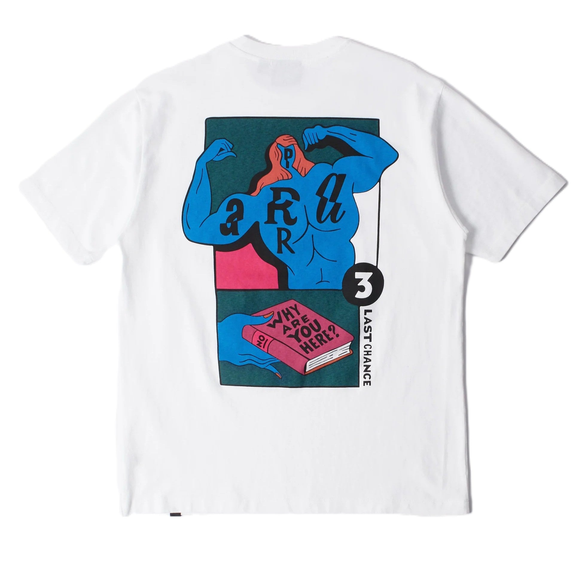 by Parra Why are you here t-shirt White