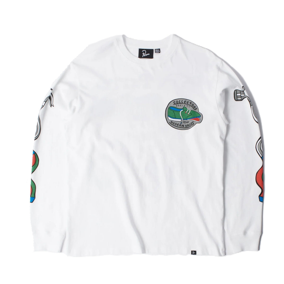 by Parra Bike Hammer Long Sleeve T-Shirt White