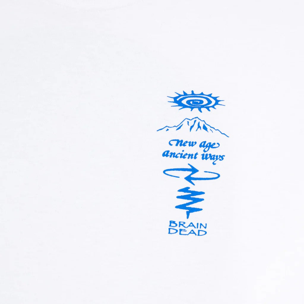 Brain Dead Ancient Ways T-Shirt White