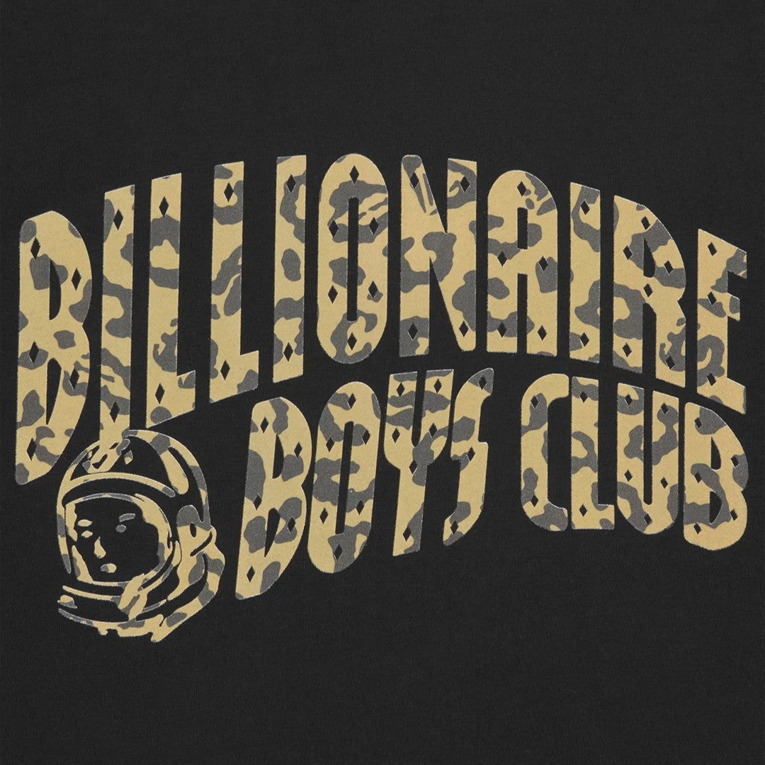Billionaire Boys Club Leopard Print Arch Logo T-Shirt