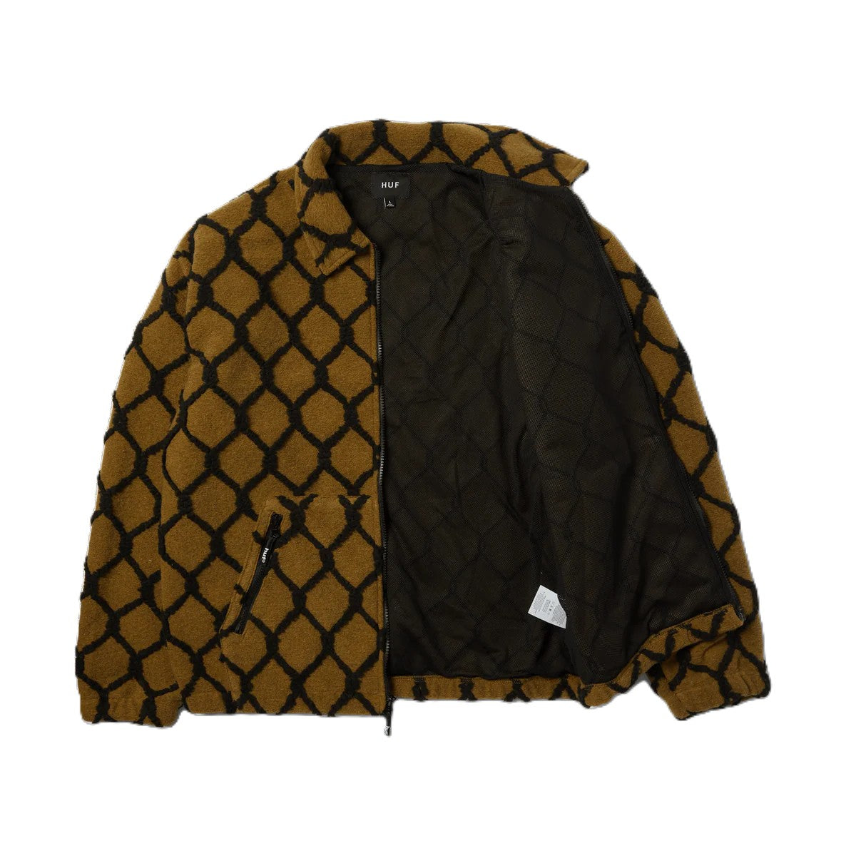 Huf Breakthrough High Pile Jacket Moss