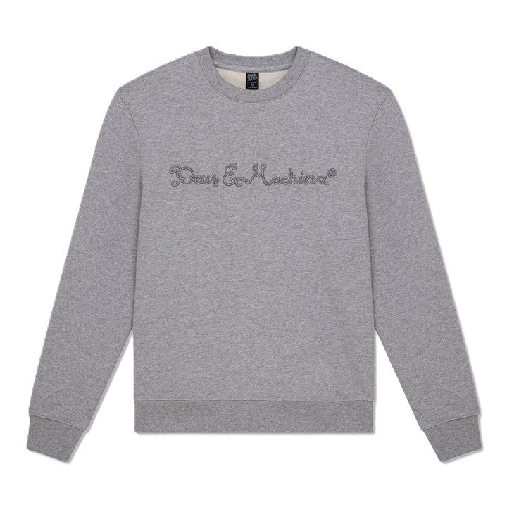 Deus Noodle Crew Sweatshirt Grey Marle