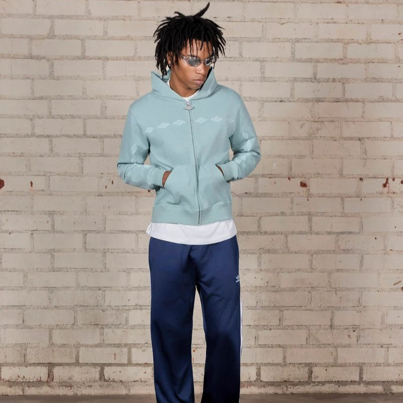 Pleasures X Umbro Diamonds Zip Fitted Hoodie