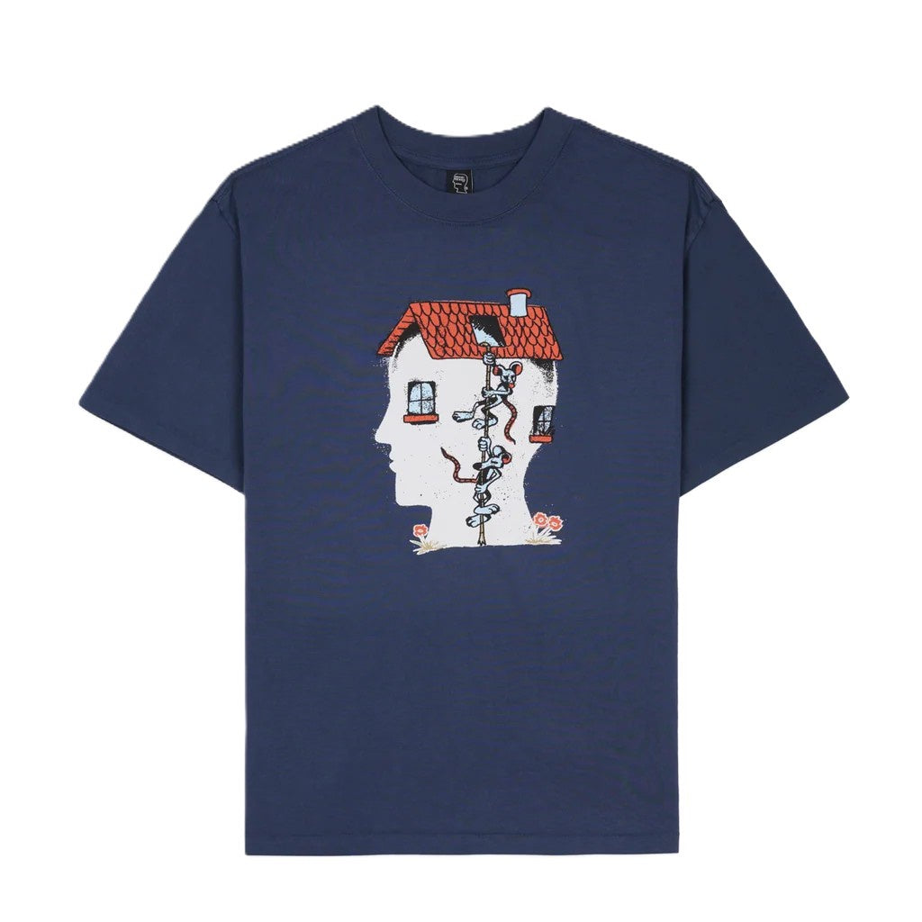 Brain Dead House Mouse T-shirt - Blue