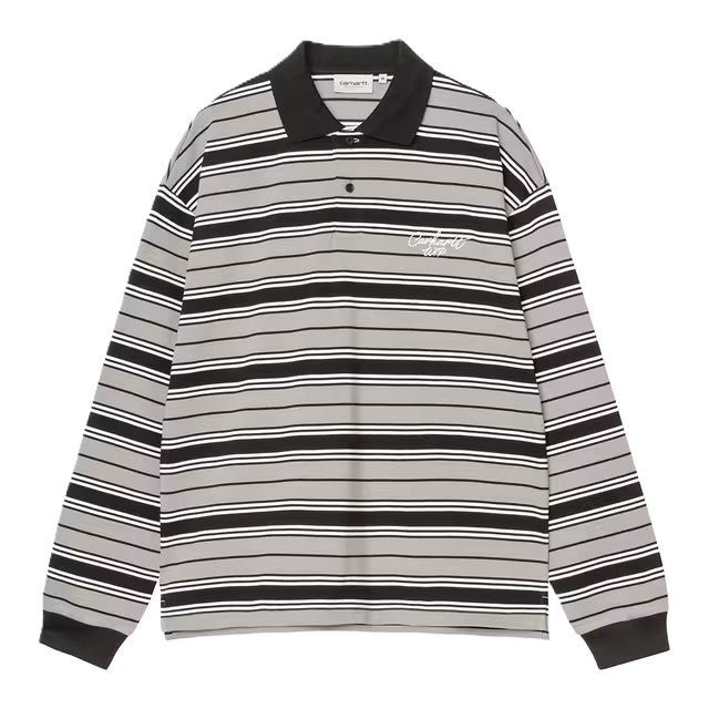 Carhartt WIP Devitt Rugby Shirt Shady Grey