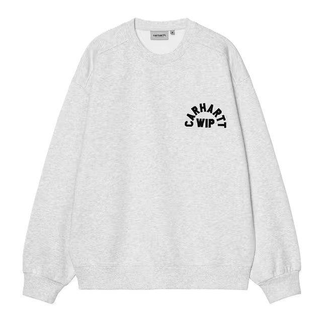 Carhartt WIP Arch Script Sweat Ash Heather