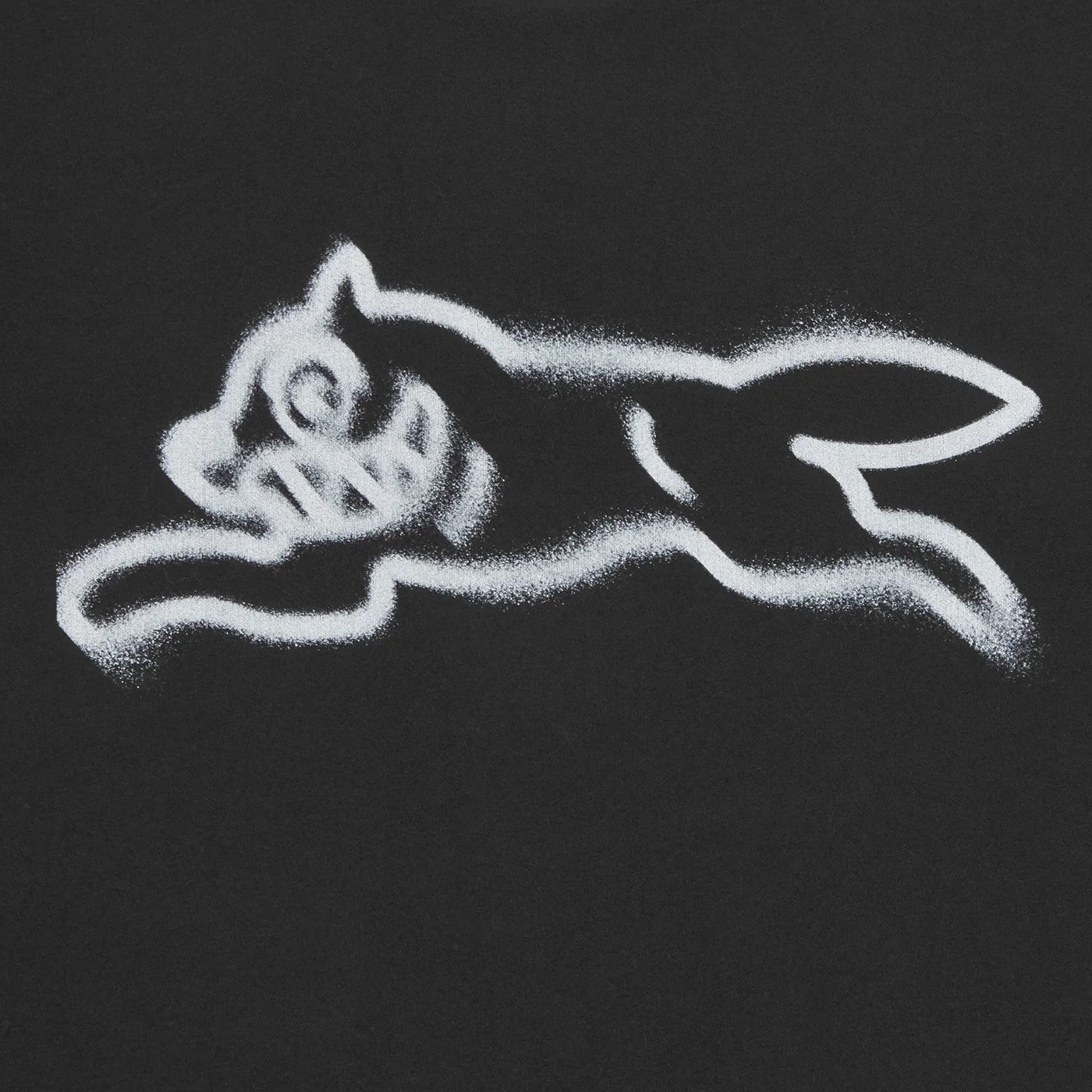 ICECREAM Spay Paint Running Dog T-Shirt