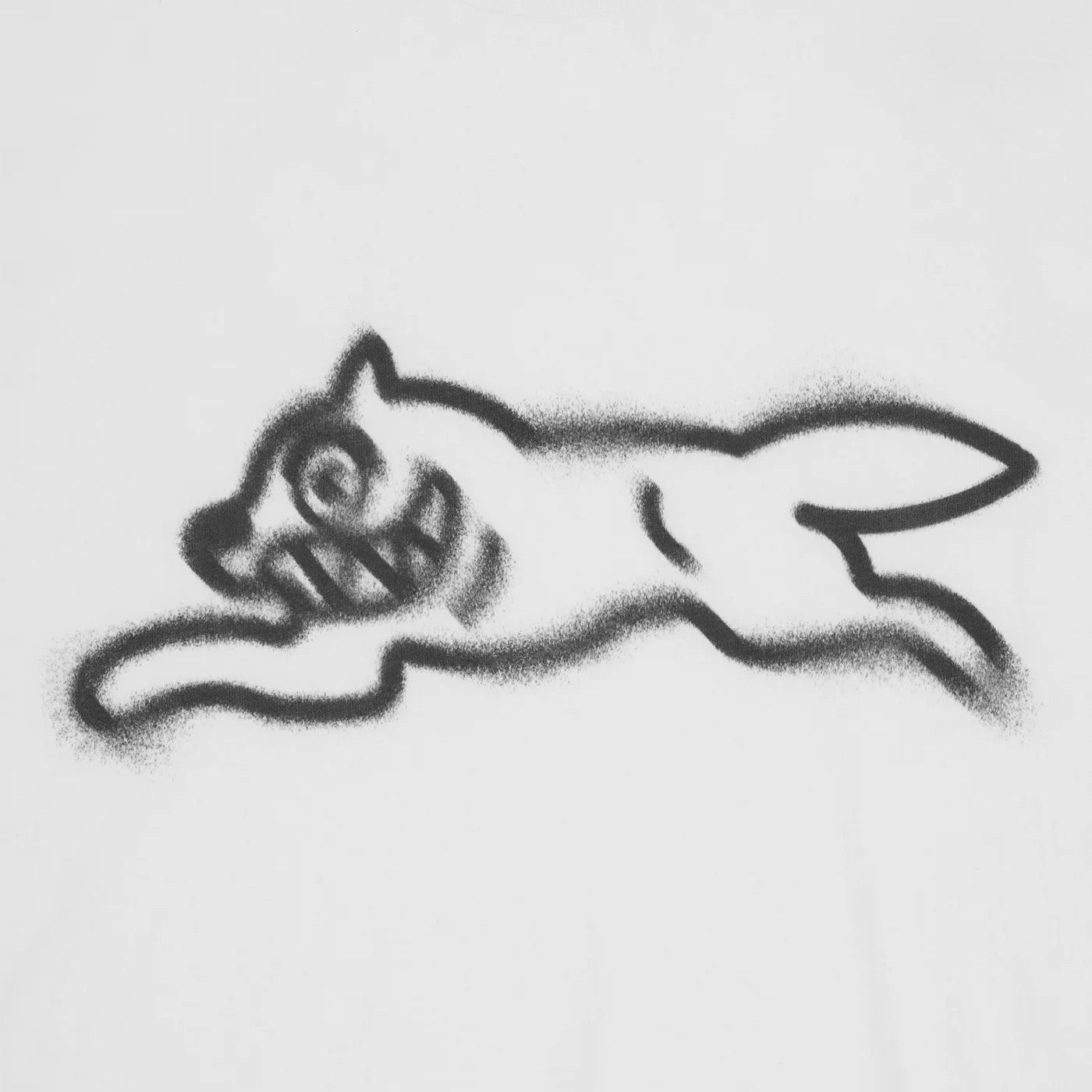 ICECREAM Spay Paint Running Dog T-Shirt