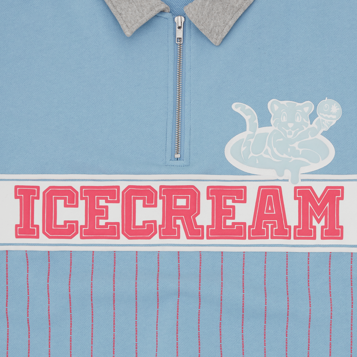 ICECREAM Cubs Collared Quarter Zip
