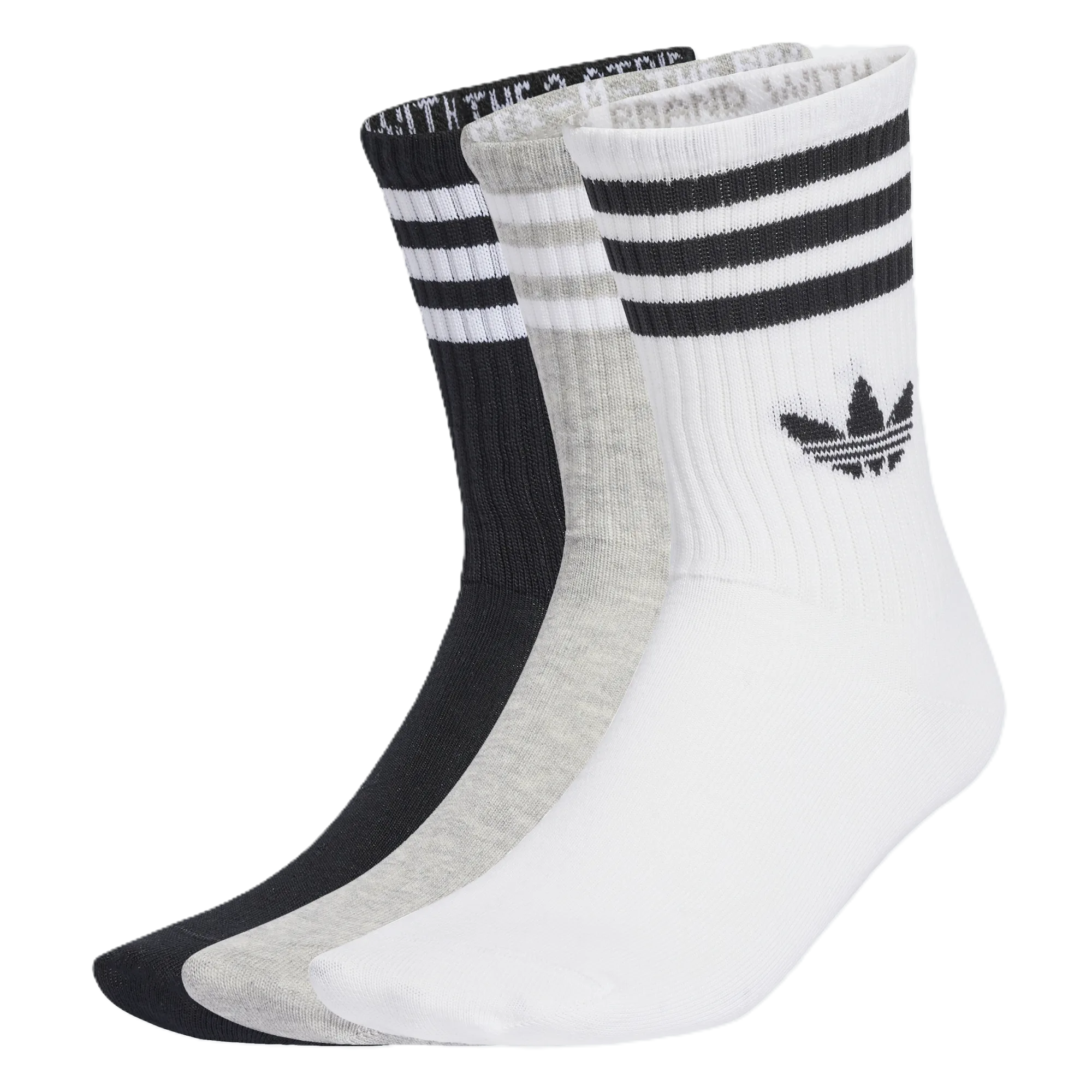 Adidas 3S CREW S 3P WHITE/MGREYH/BLACK