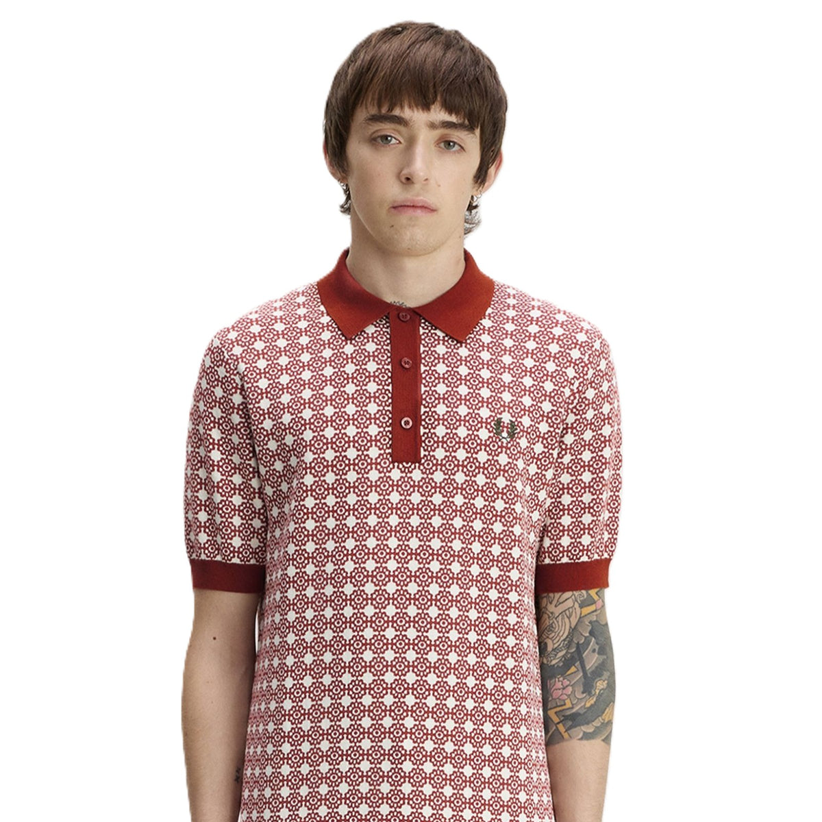 Fred Perry Floral Jacquard Shirt