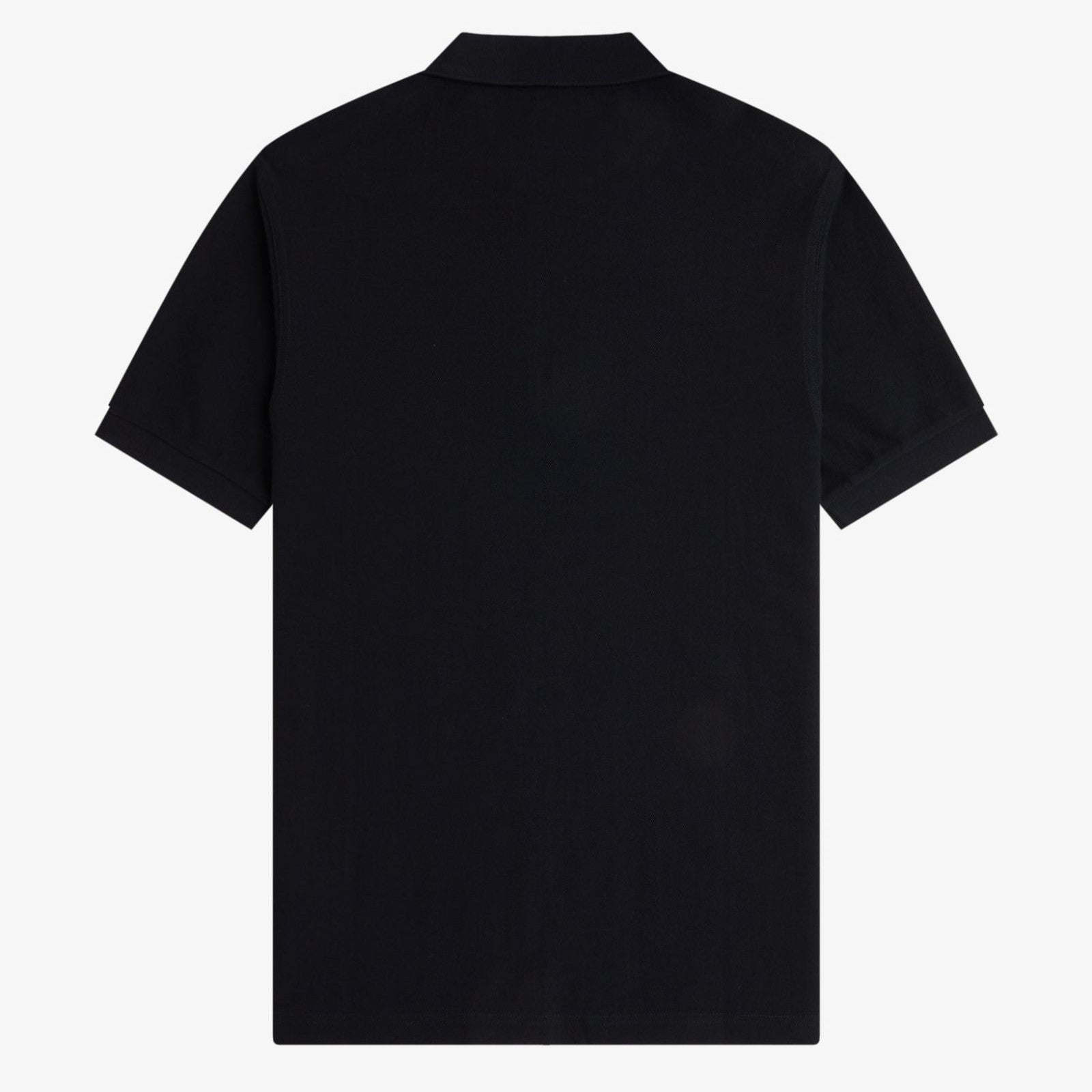 Fred Perry Vertical Stripe Polo Shirt Black/Champagne