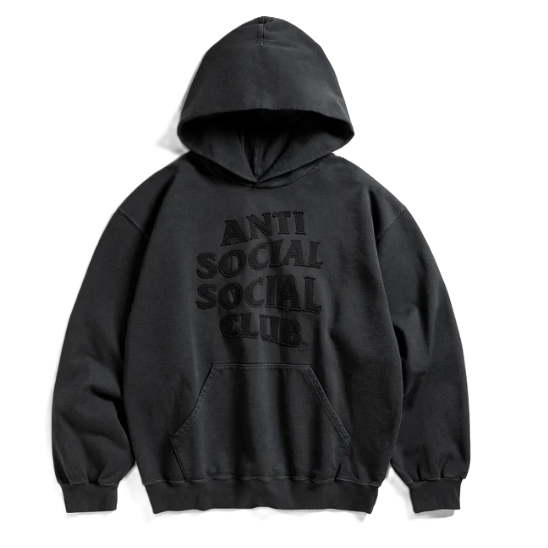 Anti Social Social Club Toned Down Applique Hoodie