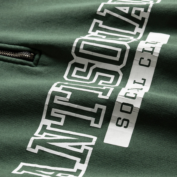 Anti Social Social Club Washed Up Quarter Zip
