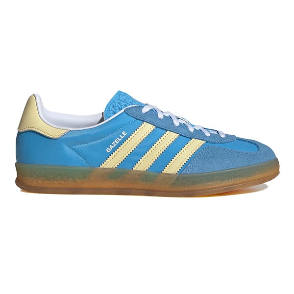 Adidas Originals Gazelle Indoor W Semi Blue Burst Almost Yellow White