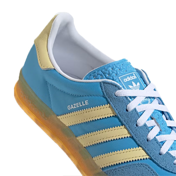 Adidas Originals Gazelle Indoor W Semi Blue Burst Almost Yellow White