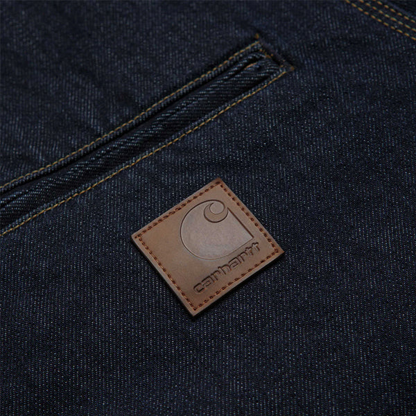 Carhartt WIP OG Detroit Jacket Blue Black Rinsed