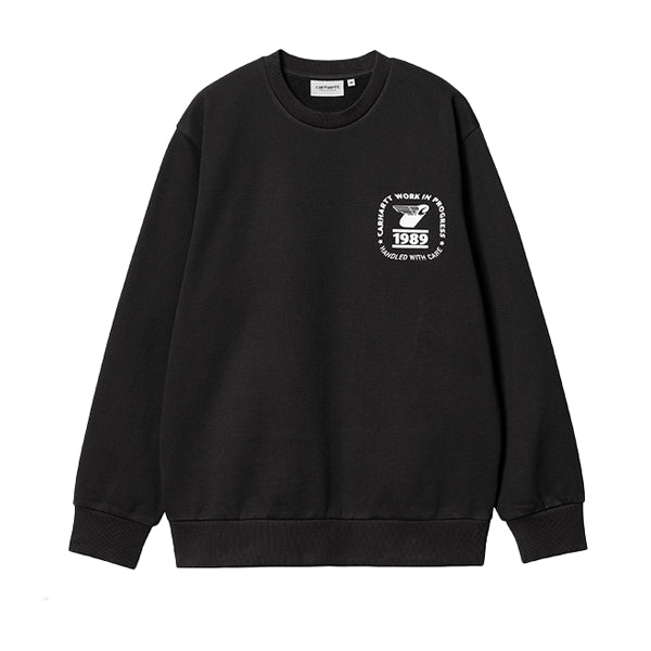 Carhartt WIP Stamp State Sweat Black White