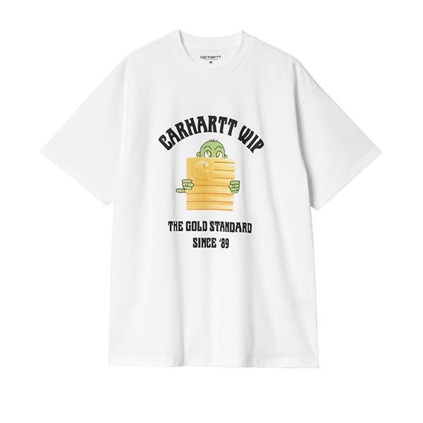 Carhartt WIP SS Gold Standard T Shirt White