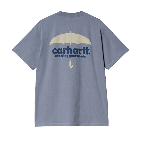Carhartt WIP SS Covers T Shirt Bay Blue