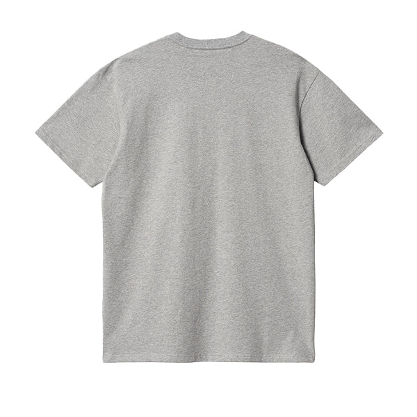 Carhartt WIP Chase T shirt Grey Heather Gold