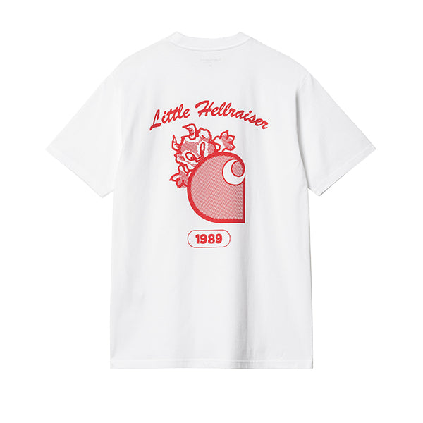 Carhartt WIP S/S Little Hellraiser T Shirt White