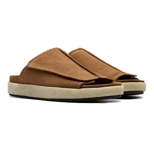 Clarks Overleigh Slide Cola Suede