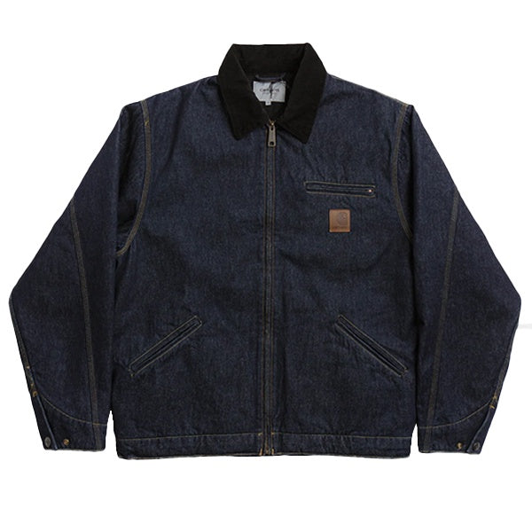 Carhartt WIP OG Detroit Jacket Blue Black Rinsed