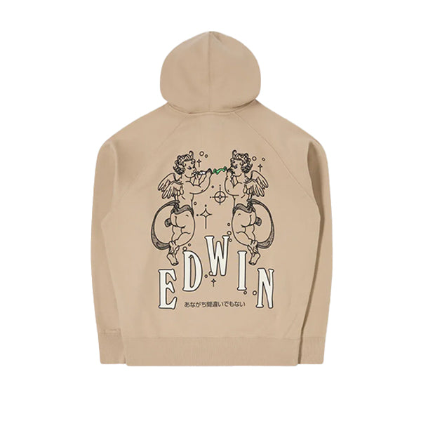 Edwin Angels Hooded Sweat Heavy Brushed Felpa
