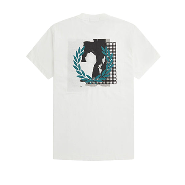 Fred Perry Rave Graphic T-Shirt Snow White