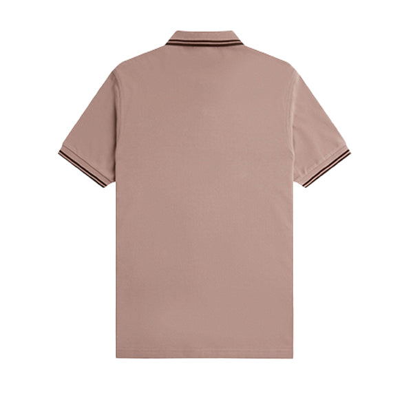 Fred Perry Twin Tipped Shirt Dark Pink