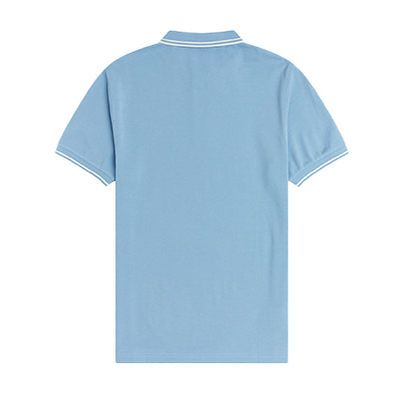 Fred Perry Twin Tipped Shirt Sky Snow