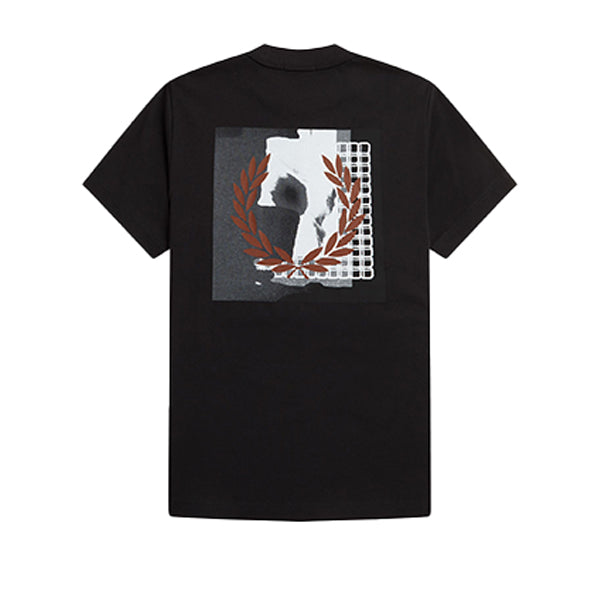 Fred Perry Rave Graphic T-Shirt Black