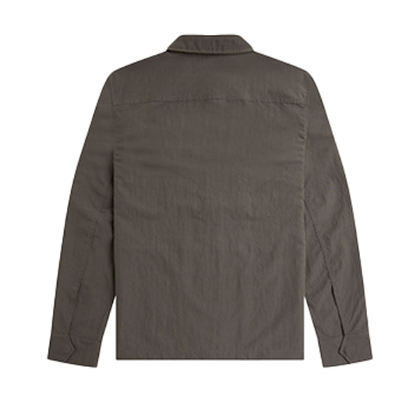 Fred Perry Zip Overshirt Field Green