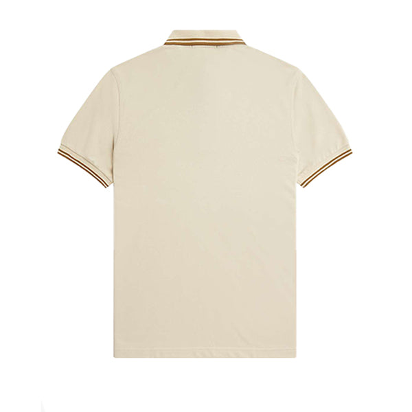 Fred Perry Twin Tipped Shirt Oatmeal