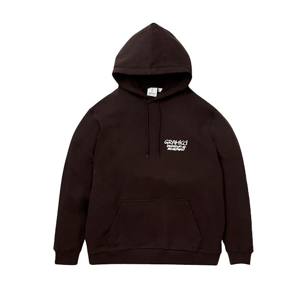 Gramicci Napping Climber Hooded Sweatshirt Dark Brown