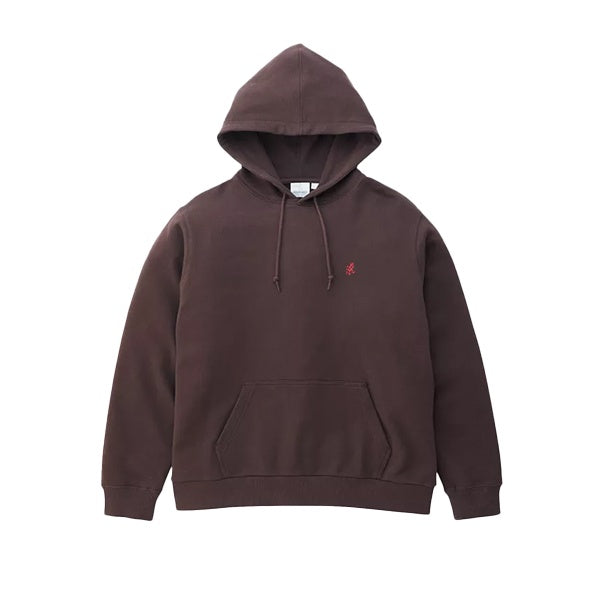 Gramicci One Point Hooded Sweatshirt Dark Brown