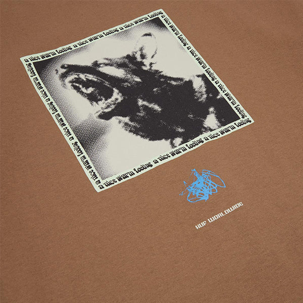 Huf Beware SS T Shirt Camel