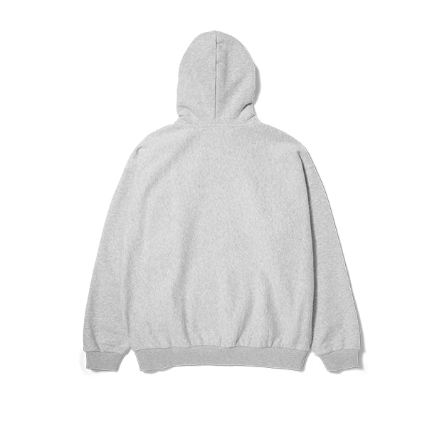 Huf Benton Heavyweight Fleece Hoodie Heather Grey