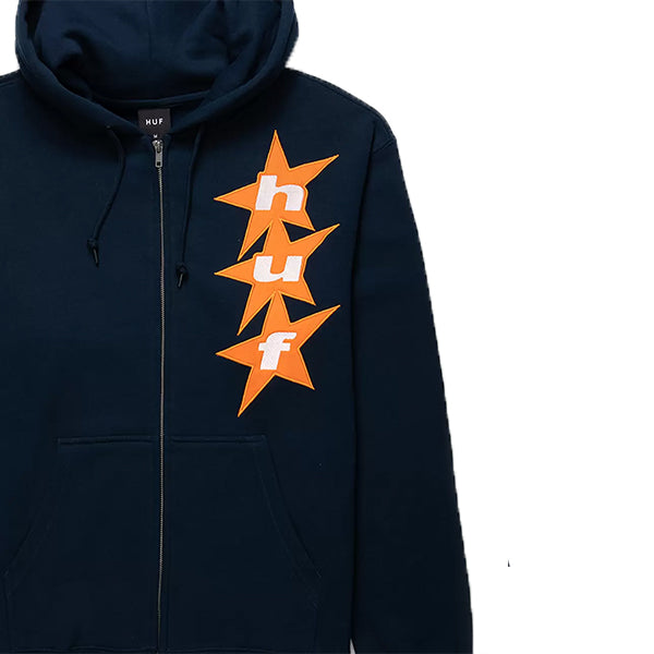 Huf All Star Full Zip Hoodie Navy