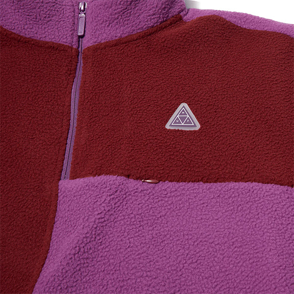 Huf Expidition Quarter Zip Pile Fleece Berry