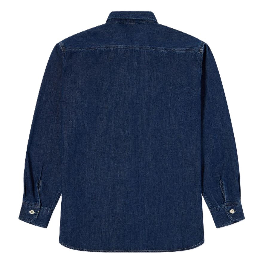 Edwin Work Shirt Blue Dark Used