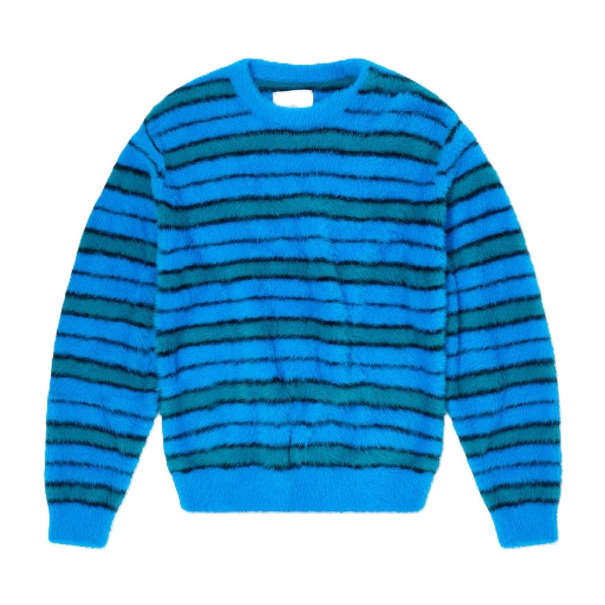 Edwin Striped Hairy Sweater