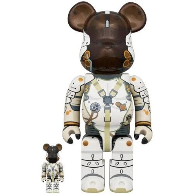 Medicom Toy 400% & 100% Bearbrick set - LUDENS by Hideo Kojima (Japan
