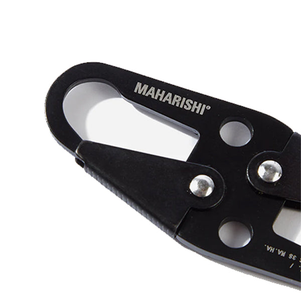 Maharishi Key Clip XL Stainless Steel Black