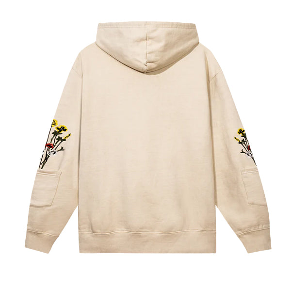 Market Bouquet Pullover Hoodie Cream